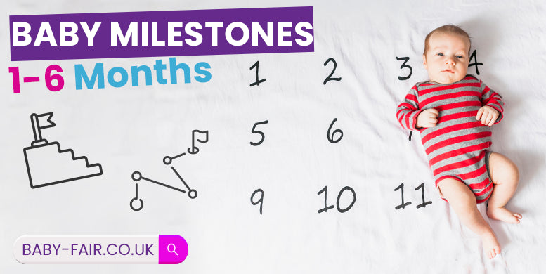 Baby milestones: one to six months
